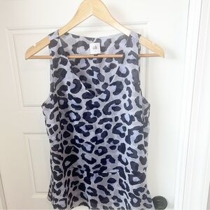 Cabi Chic Animal Print Women's Top Size Small